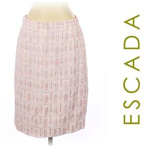 Escada Pink Tweet Pencil Skirt 40(EU)